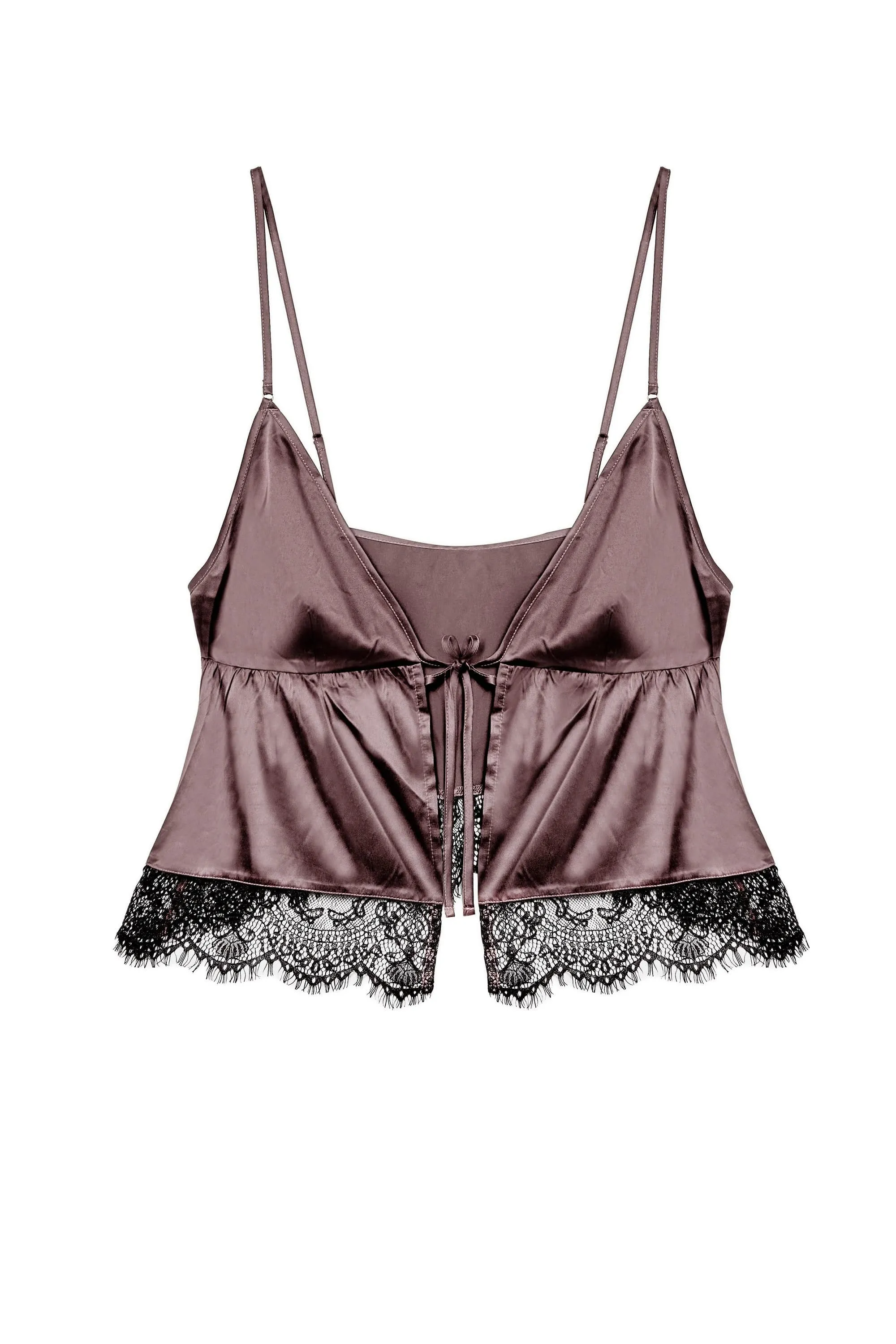 Alaia Mink Caged Cami Pyjama Top & Shorts