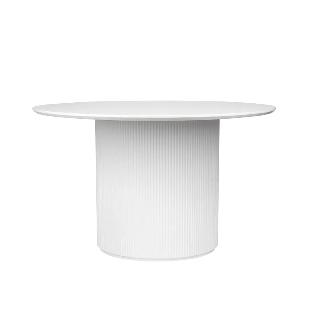 Arlo Round Dining Table - 1.2m White