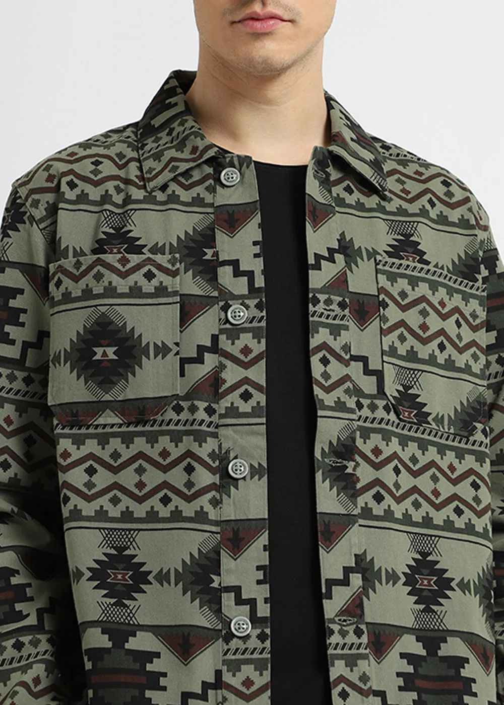 Aztec Print Summer Jacket