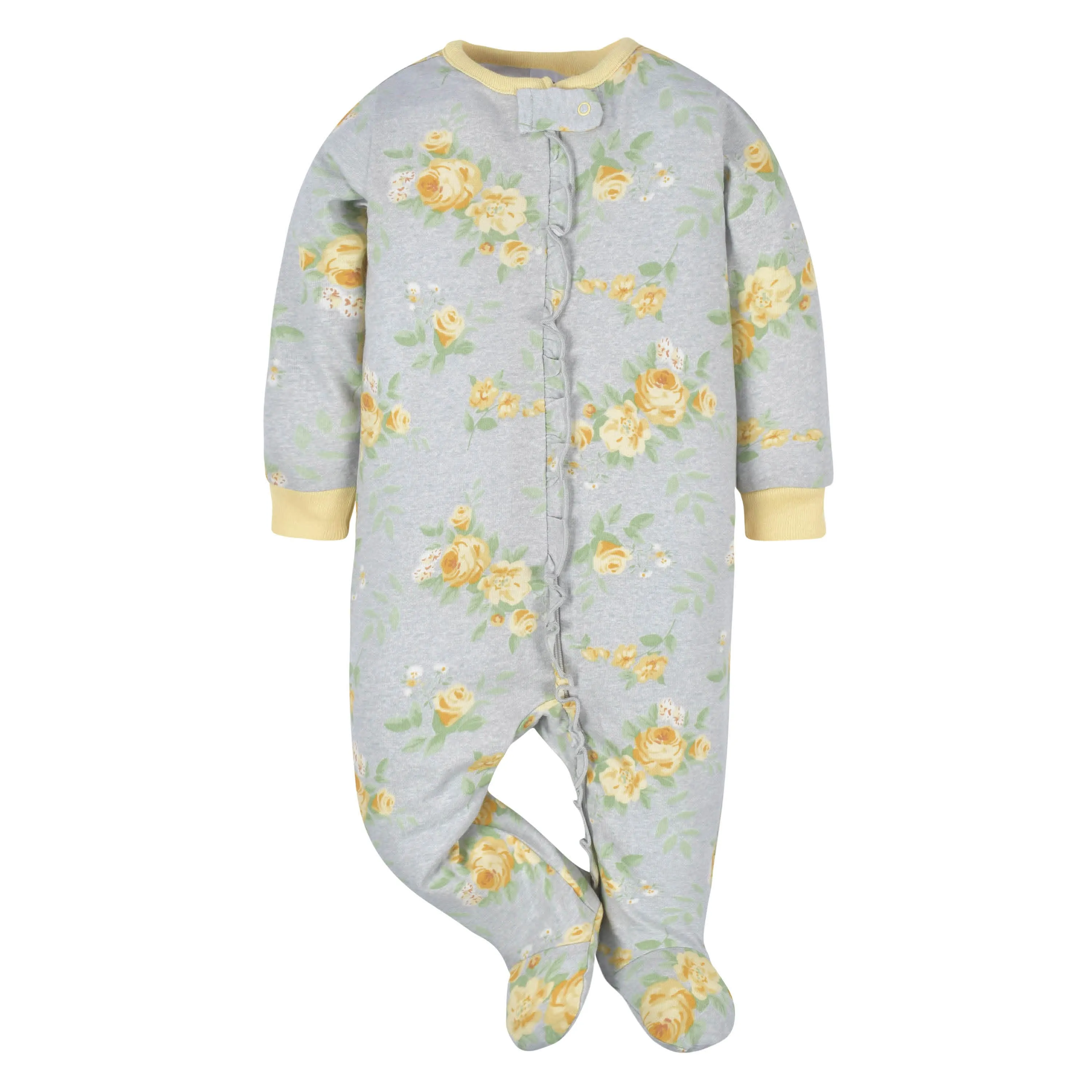 Baby Girls Golden Flowers Sleep 'N Play