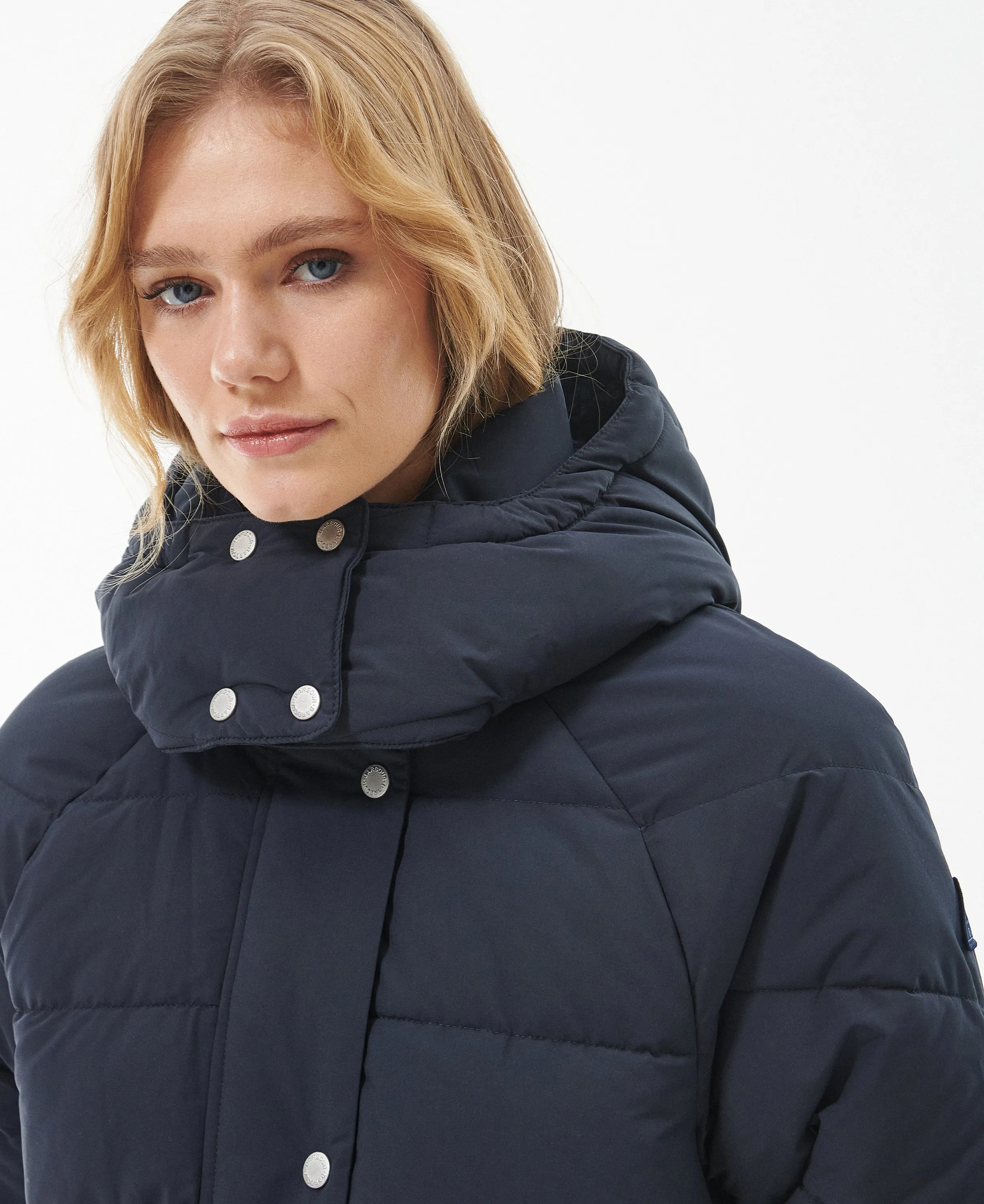 Barbour Knotgrass Quilt Jacket Navy