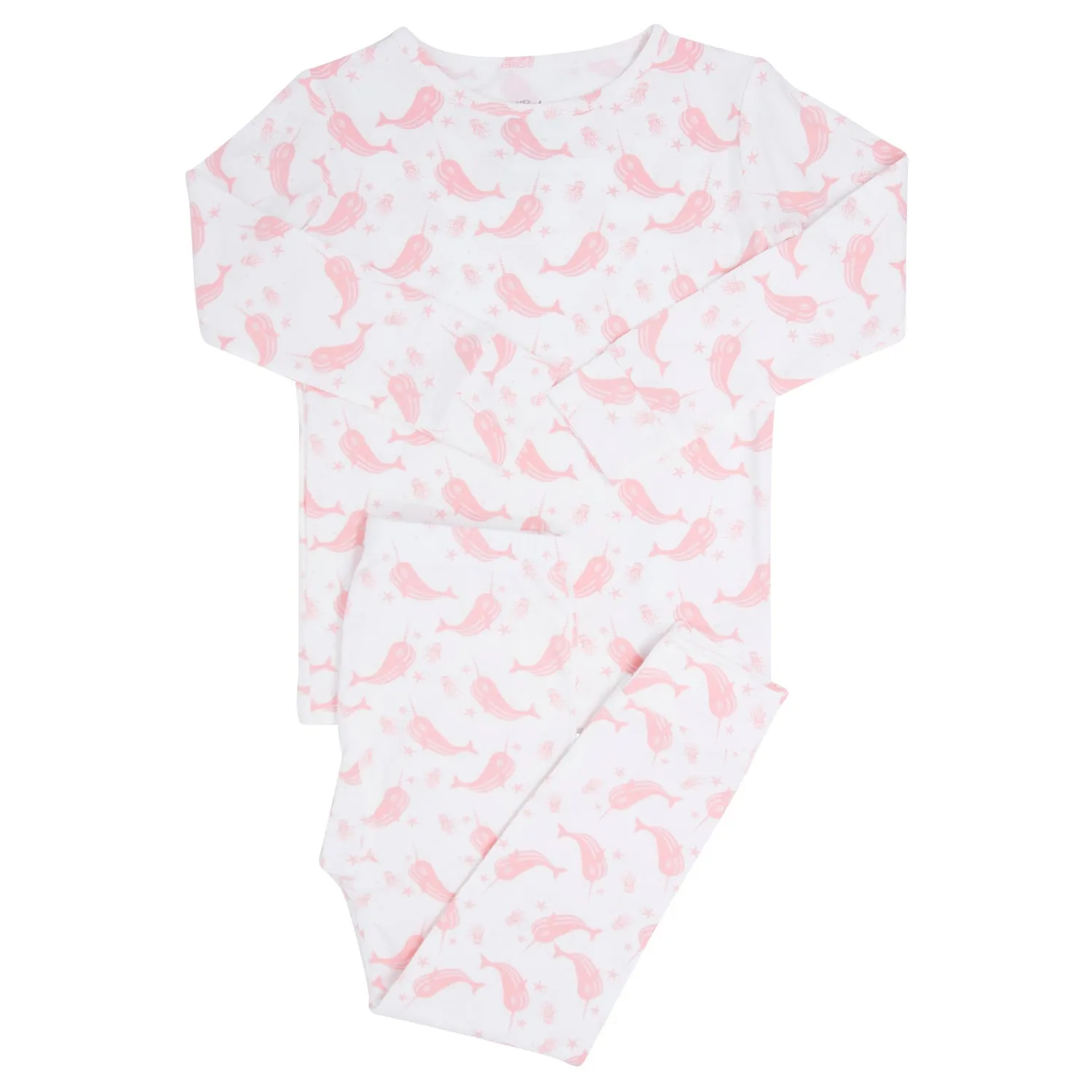 Big Kid Pajama - Narwhal Pink