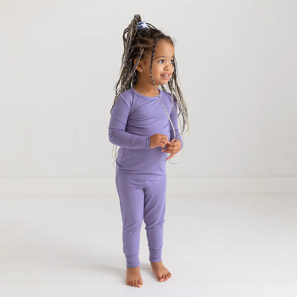 Bonny Purple Classic Pajama Set