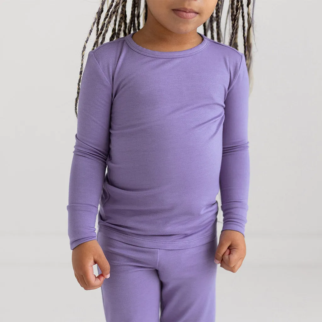 Bonny Purple Classic Pajama Set