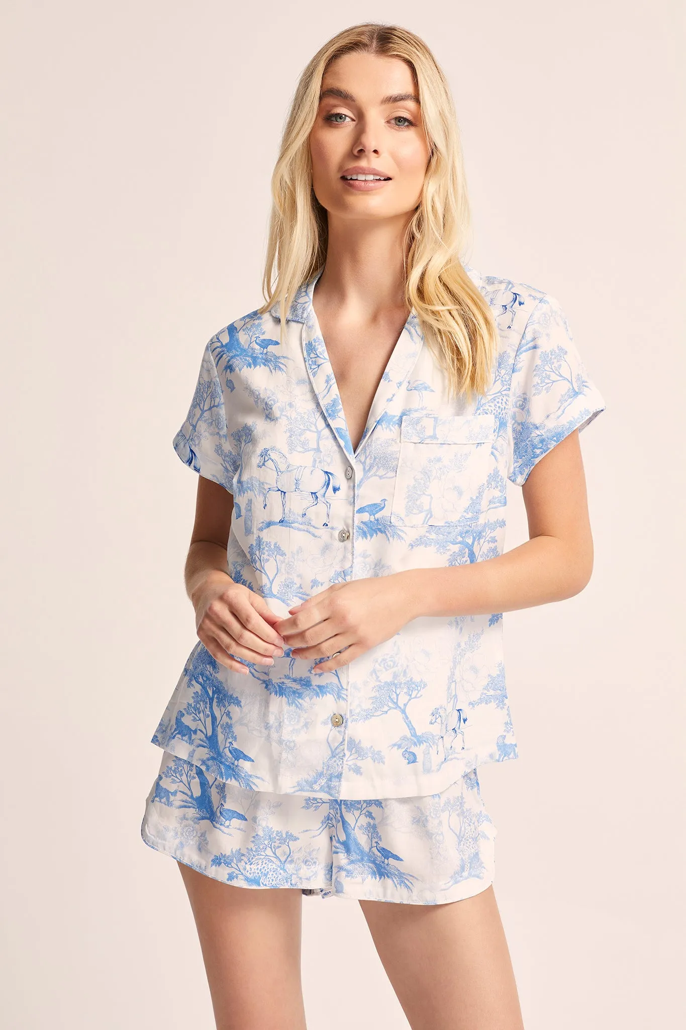 Camille Tencel™ Pyjama Set - Blue