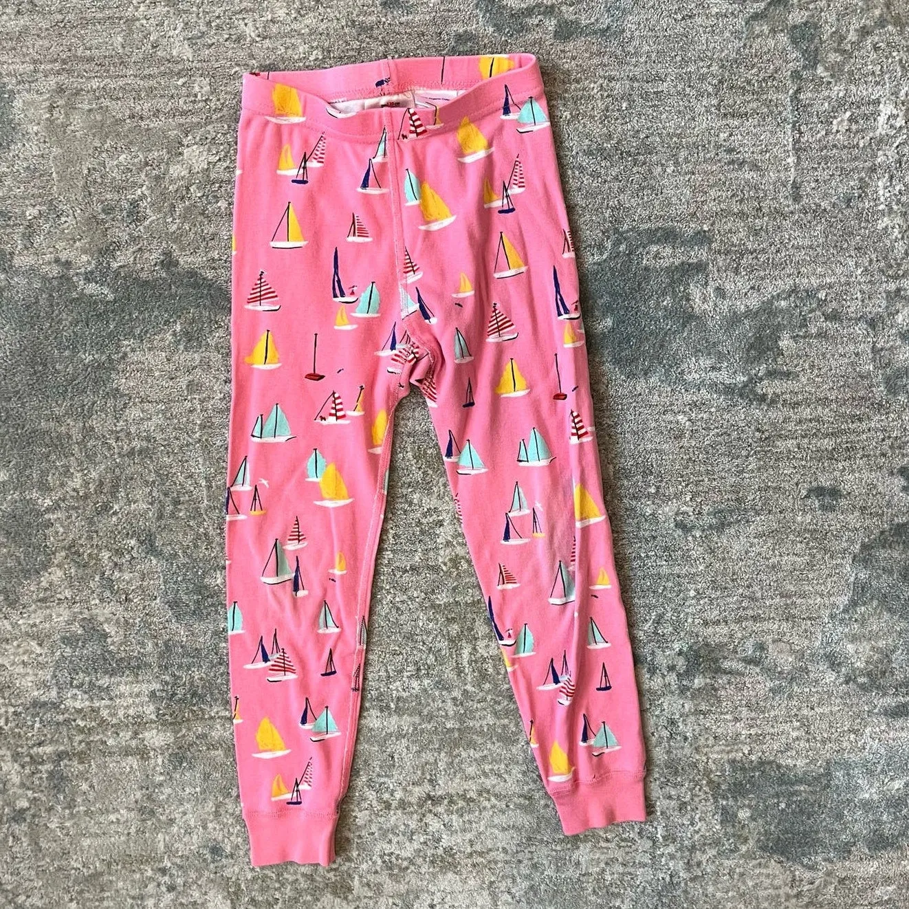 Hanna Andersson Pink Sailboat Pajamas 110 cm 5T