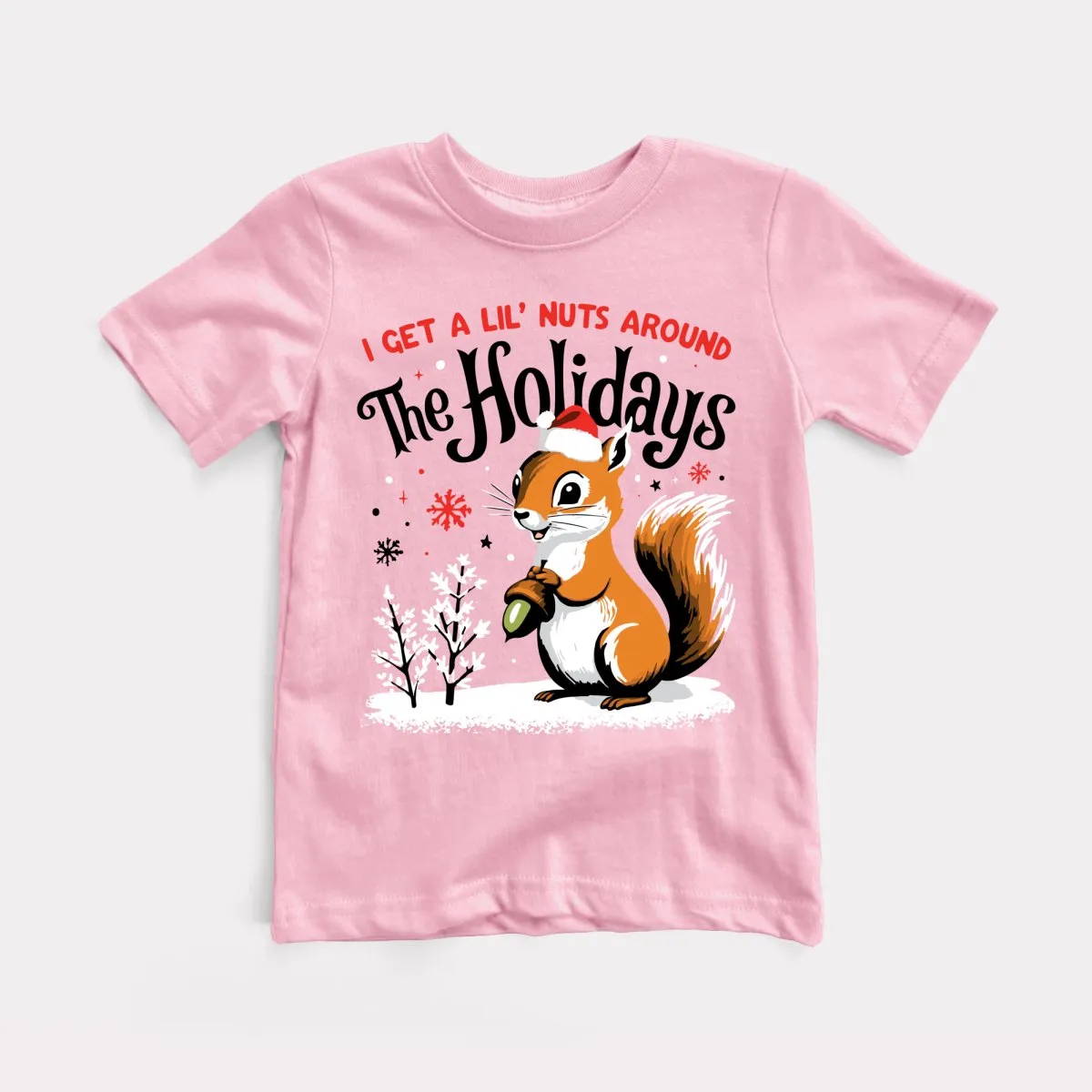 I Get A Lil' Nuts Around The Holidays Youth Tee