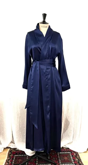 Italian Pure Silk Dressing Gown (in stock, 3 day delivery)