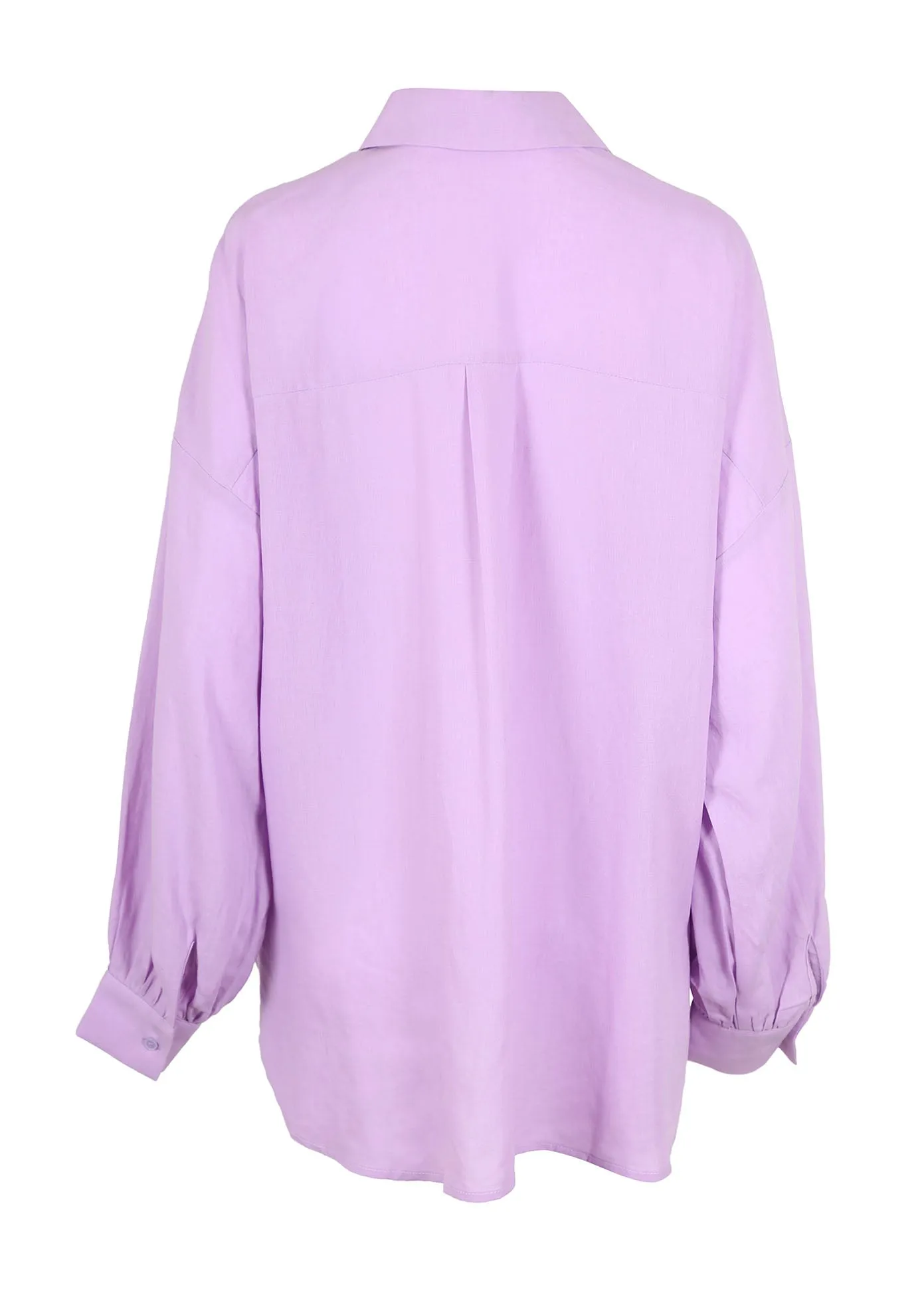 Le Bon Luminary Shirt Lilac in Linen Blend