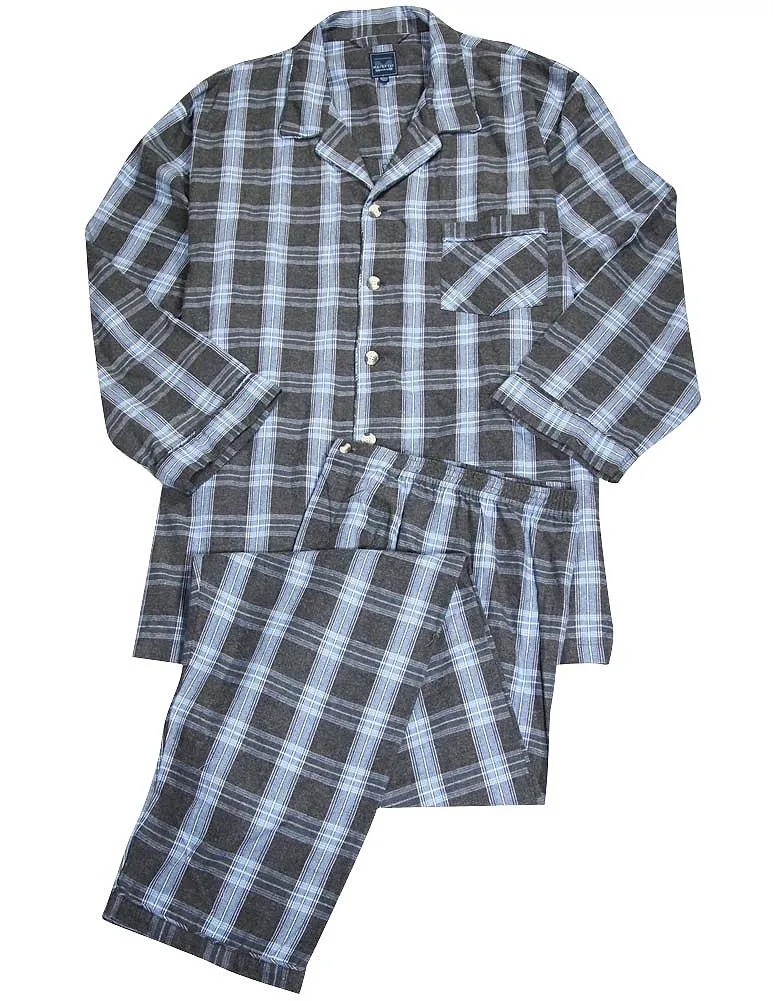 Majestic International - Mens Big Flannel Pajamas - 4 Color Combinations - 30 Day Guarantee