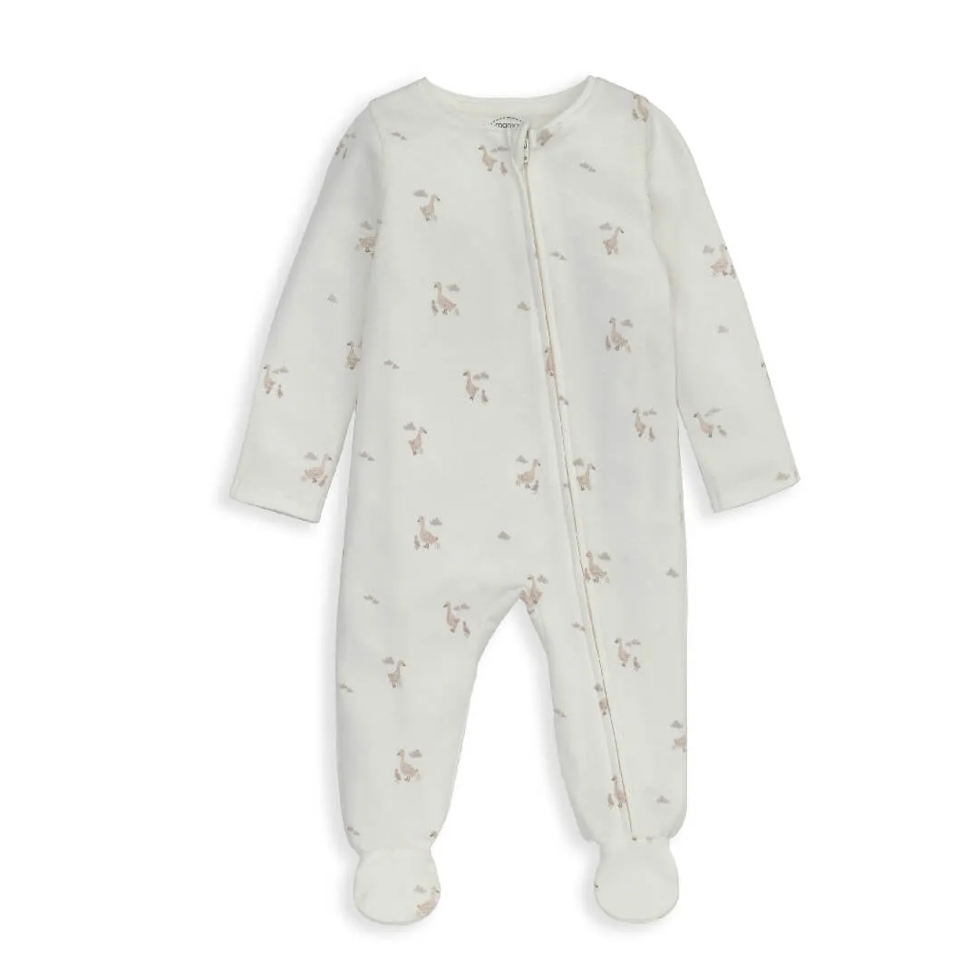 Mamas and Papas Duckling Onesie with Zip