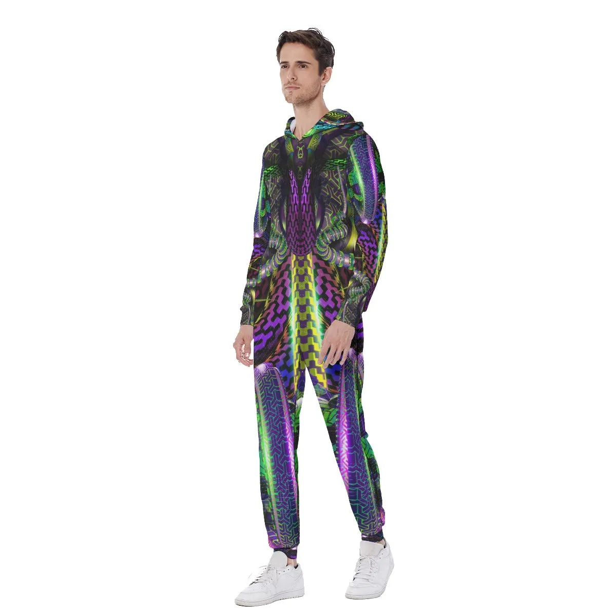 Mystic Temptation Men's Hooded Jumpsuit / Bodysuit / Onesie