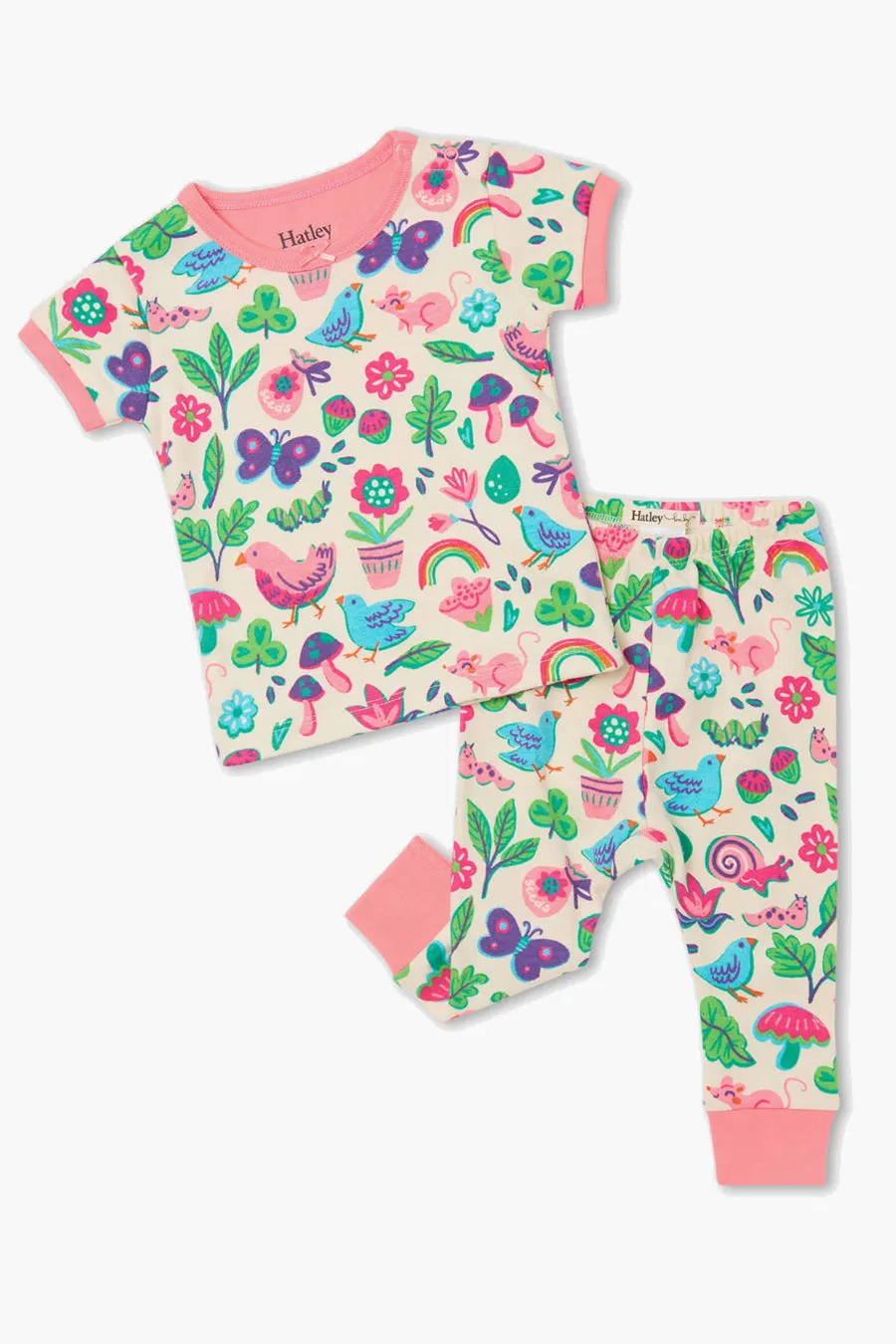 Organic Baby Pajamas Hatley Rainbow Park