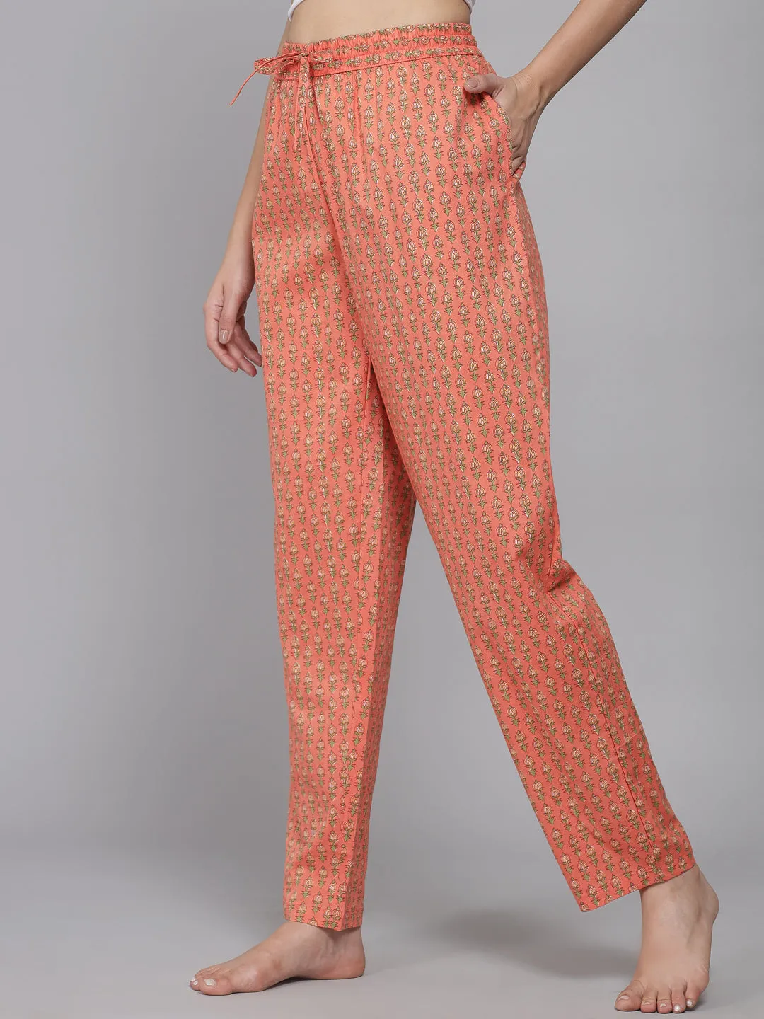 Paech Buti Print Women's Cotton Pyjama