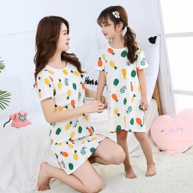 Panda Print Night Dress<br>Panda Nightgown