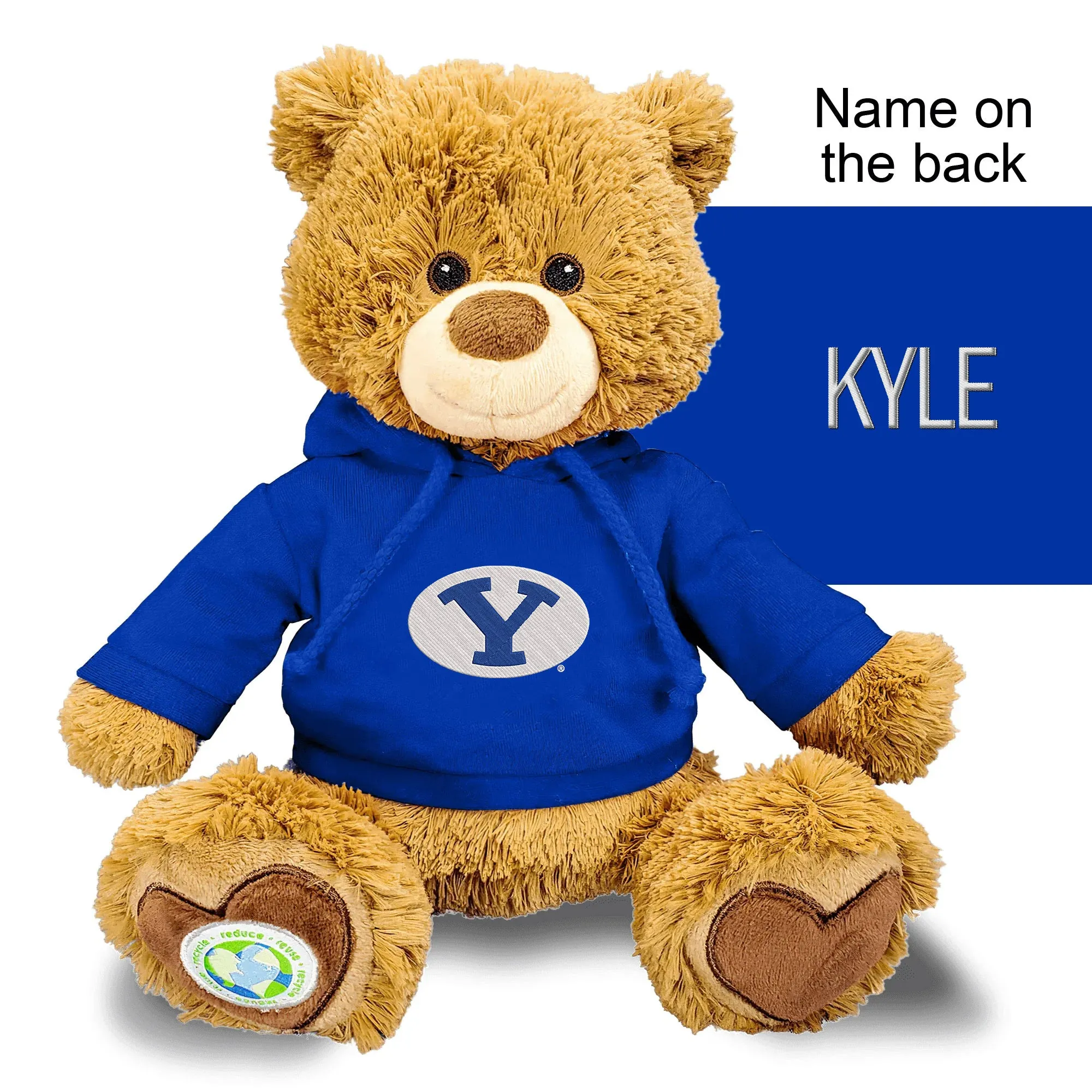 Personalized Brigham Young Cougars 10" Plush Bear 2