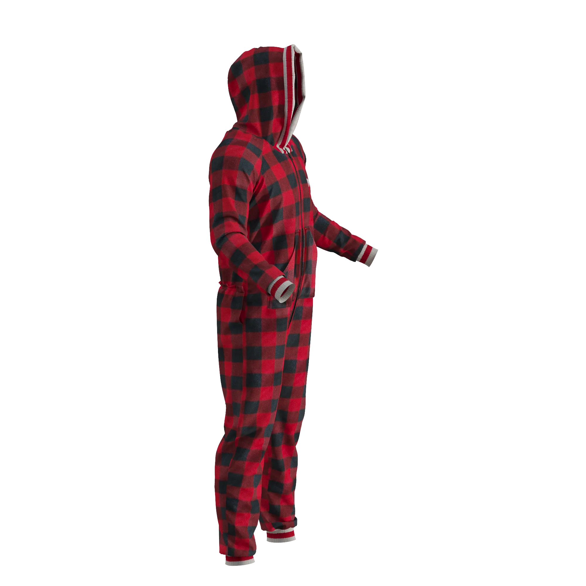 Pook Onesie - Red (Adult Unisex)