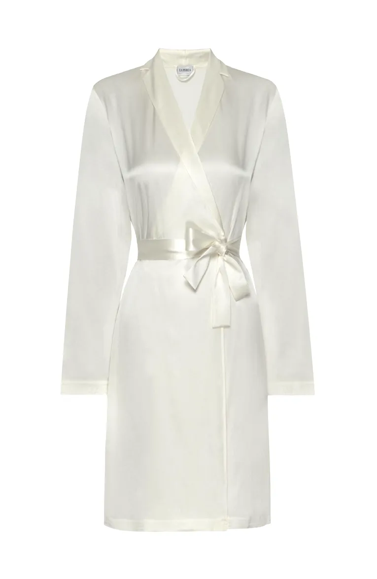 SALE Pure Silk Short Robe (in stock, 3 day delivery)