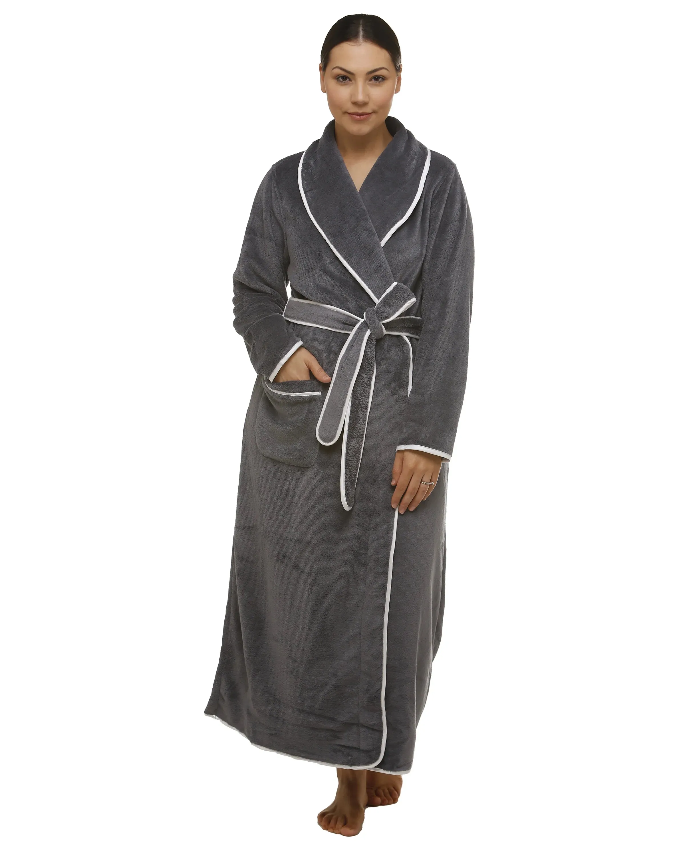 Satin Trim Robe