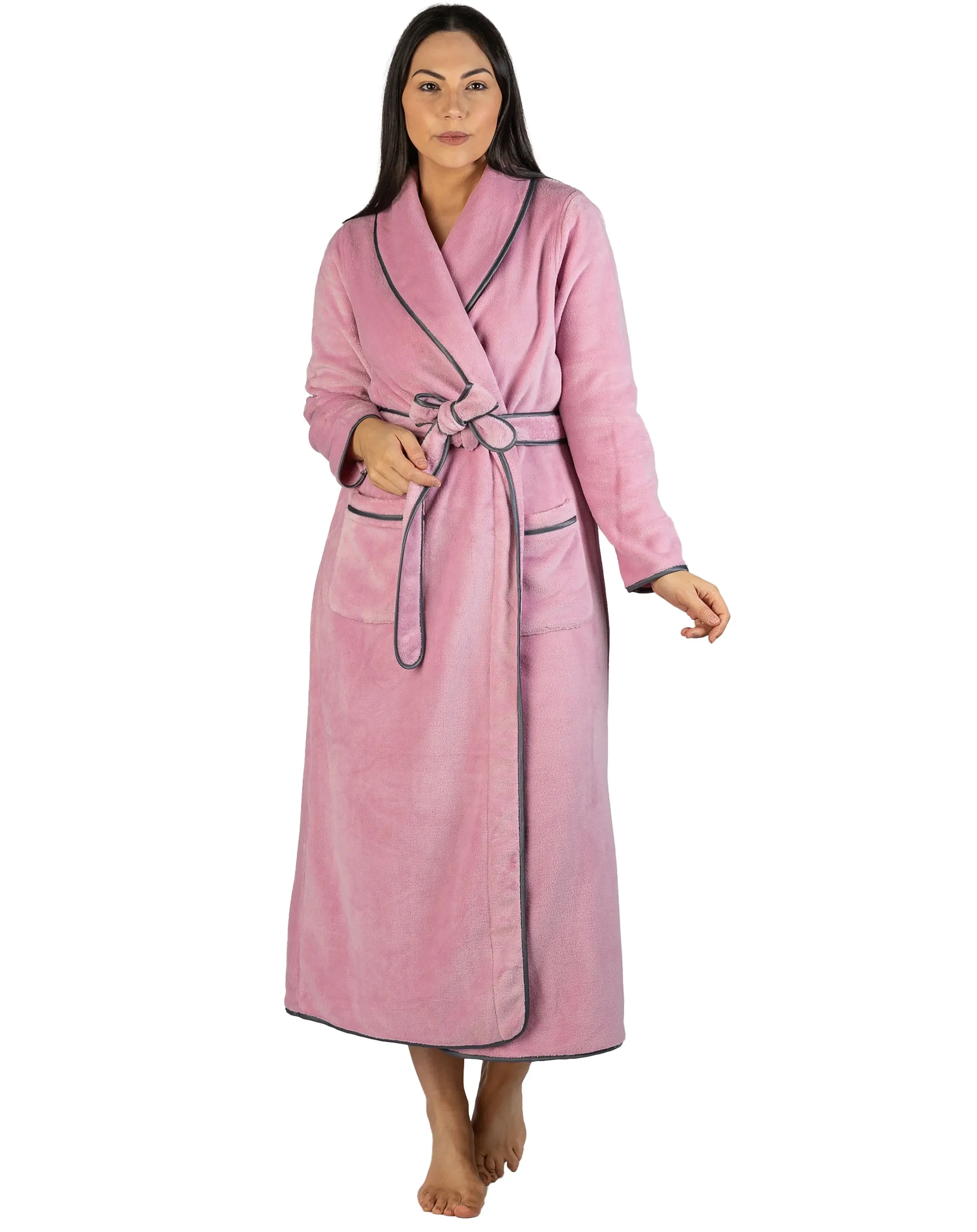 Satin Trim Robe