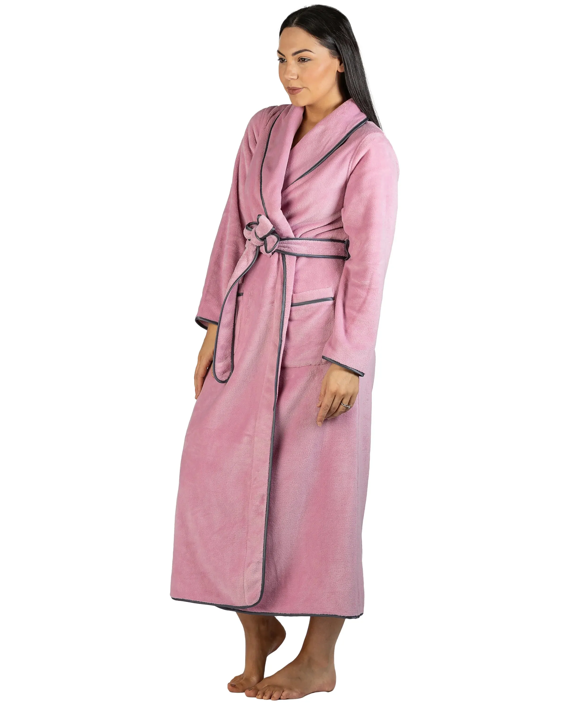 Satin Trim Robe