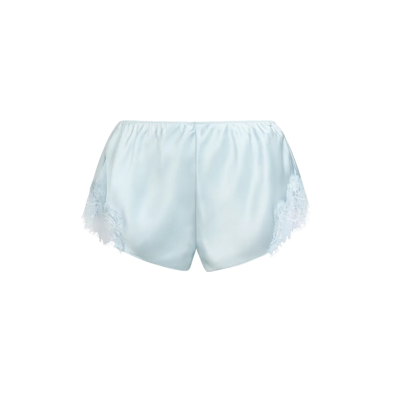 Scarlett Silk French Knickers in Ice Blue