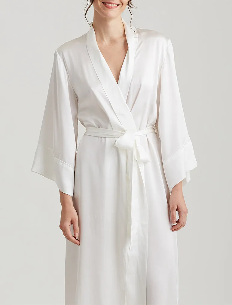 Selena Silk Maxi Robe