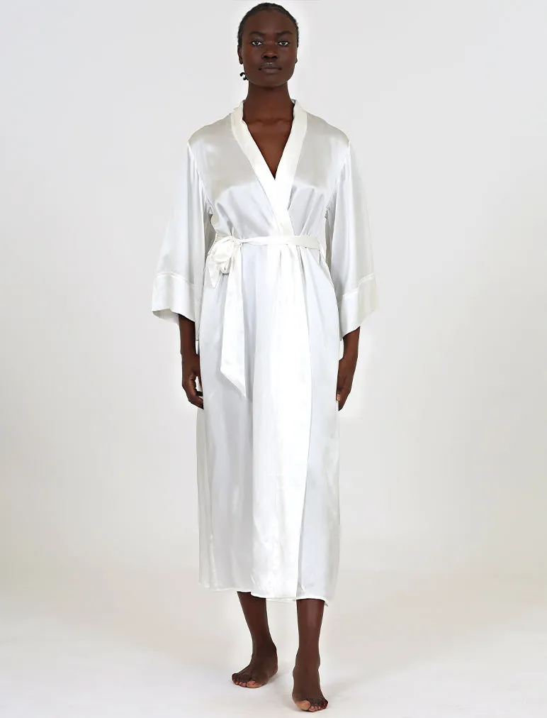 Selena Silk Maxi Robe