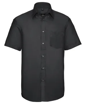 Short sleeve ultimate non-iron shirt | Black