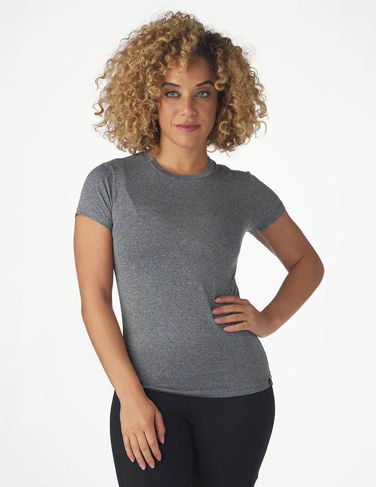 Simplicity Tee: Black Heather