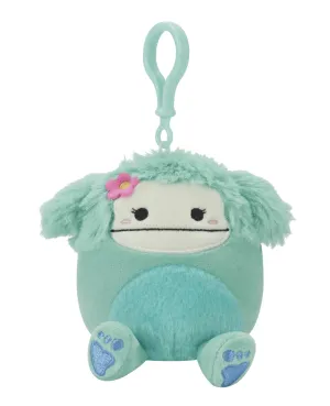 Squishmallows 3.5 Inch Plush Clip-On Joelle The Teal Bigfoot