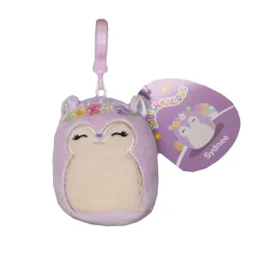 Squishmallows Easter Season Plush Clip-On Sydnee The Squirrel