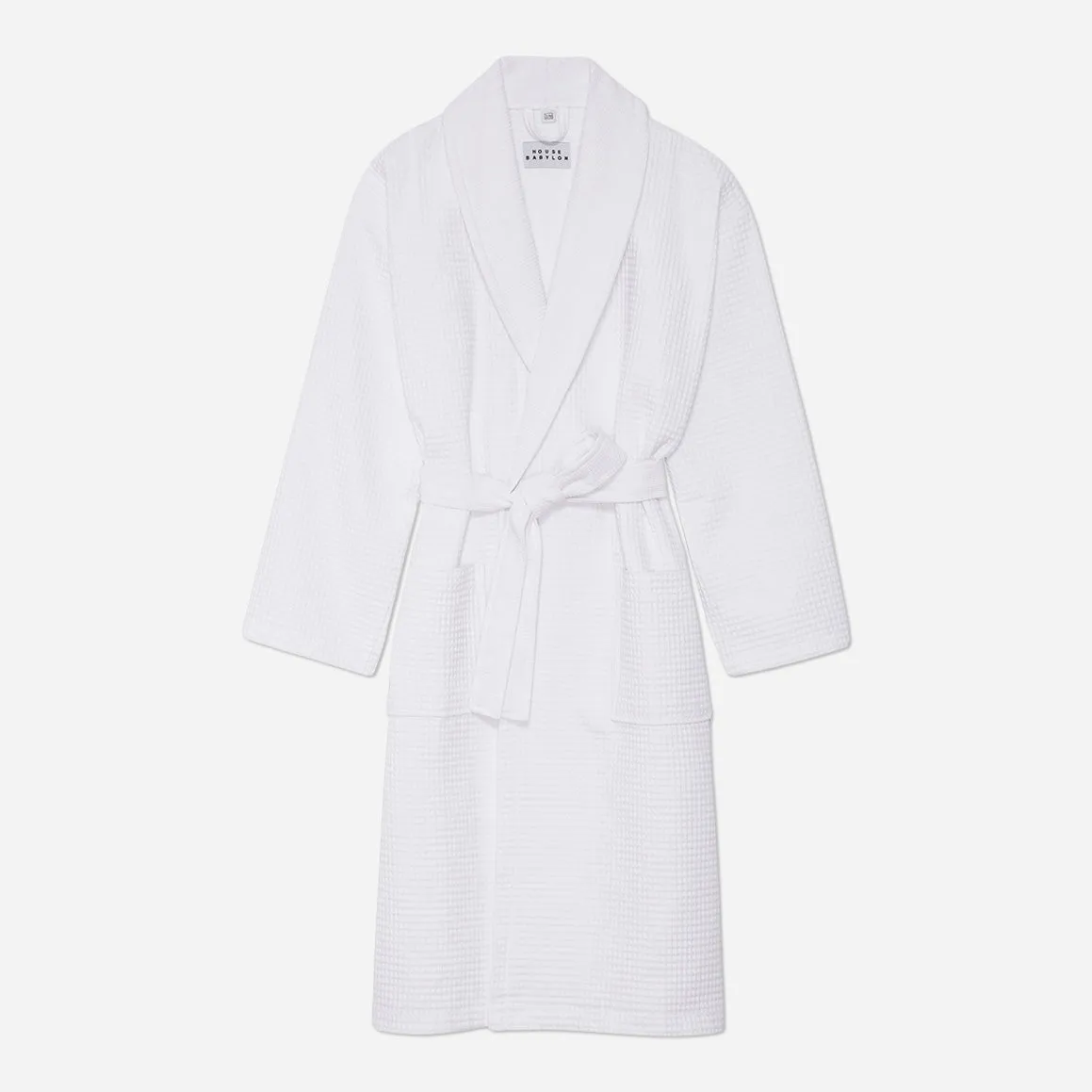 Unisex Organic Cotton Waffle Bathrobe