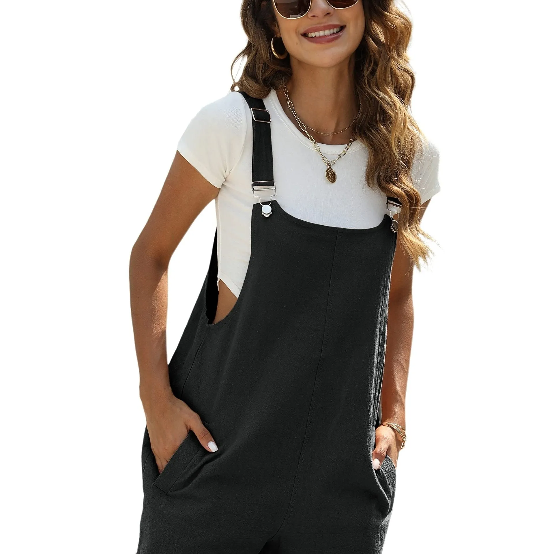 Versatile and Stylish Solid Cami Jumpsuit for Women