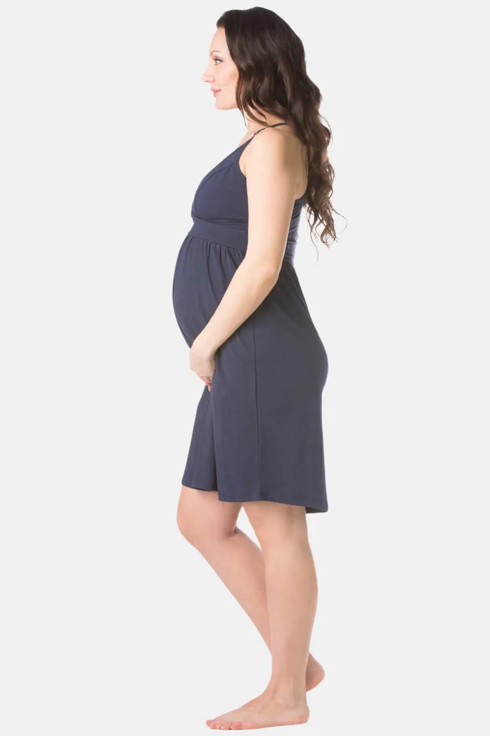 Wireless EcoFabric™ Maternity Nursing Nightgown