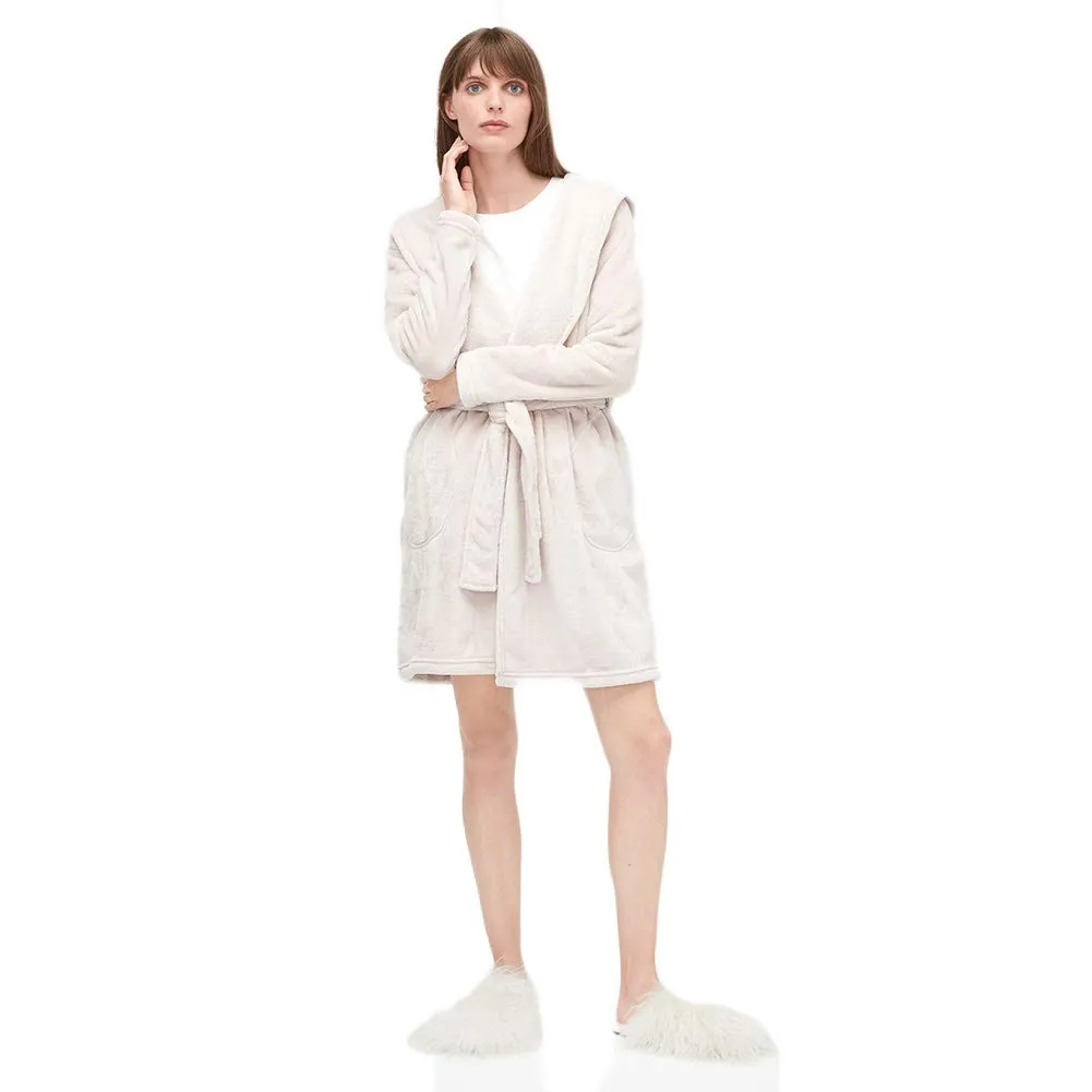 Women's Apparel UGG MIRANDA Double Fleece Robe UA5358W MOONBEAM