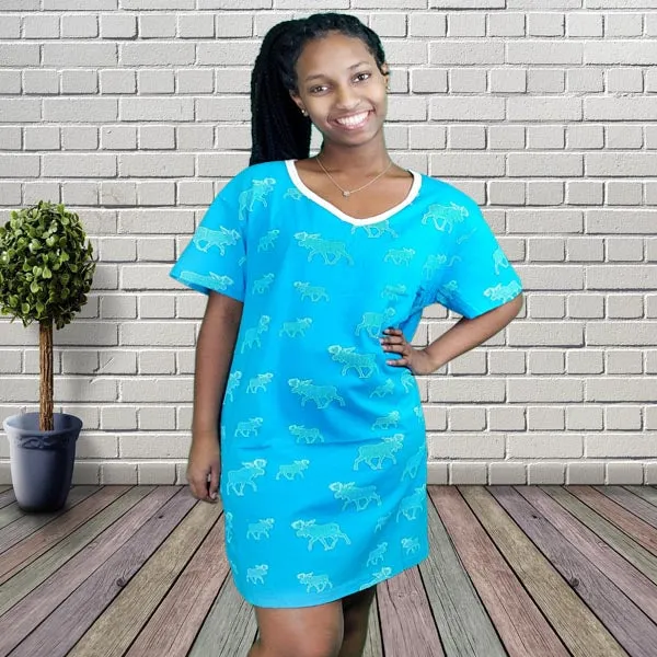 Women's Night Dress - Nightshirts - Women's Nightgowns - Sleepwear.